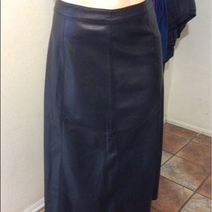 Maxi Faux  Leather Skirt